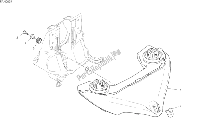 Tutte le parti per il Faro del Ducati Multistrada 950 S Touring 2019